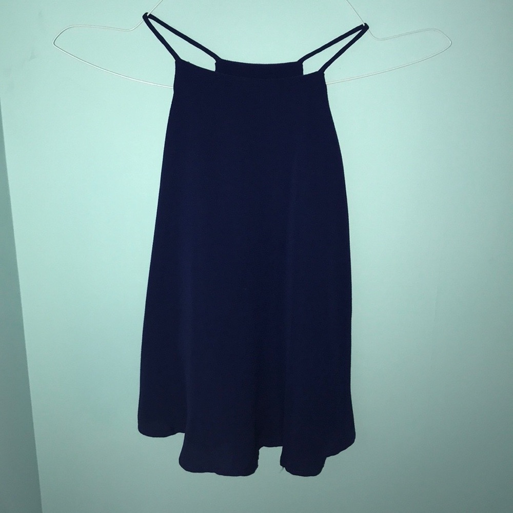 Royal Blue High Neck Top